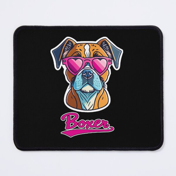 Item preview, Boxer in Heart Shaped Sunglasses designed and sold by KellysComColors.