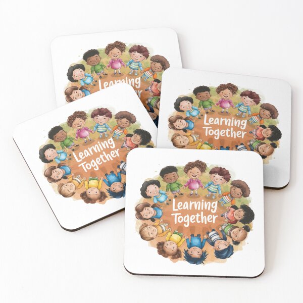 Item preview, Diverse Kids Holding Hands - Learning Together designed and sold by deluxedigital1.