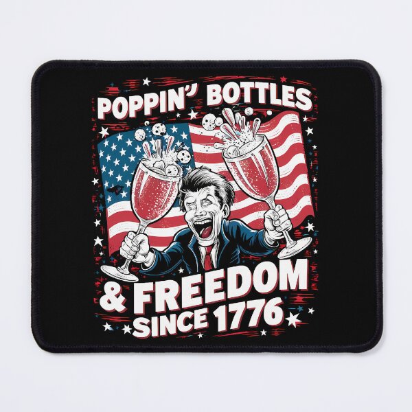 Item preview, Poppin Bottles & Freedom Since 1776, Independence Day, United States designed and sold by decorwonders.