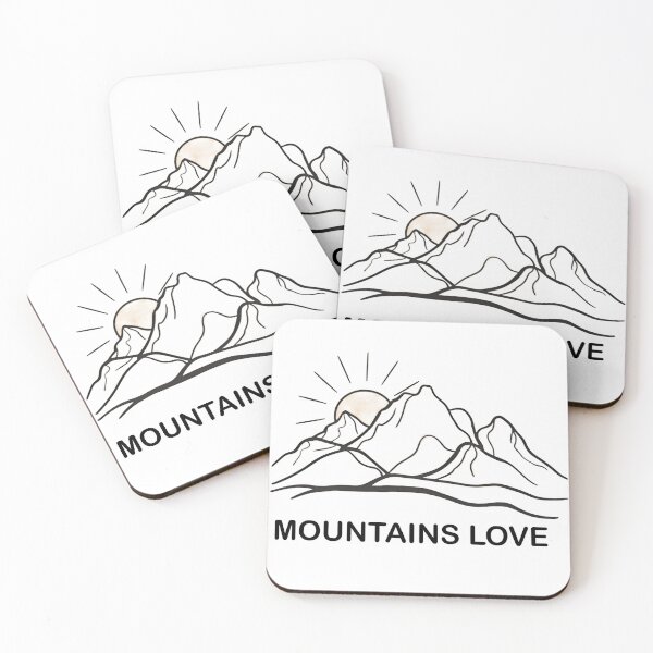 Item preview, Mountains Love  designed and sold by Alidesignart.