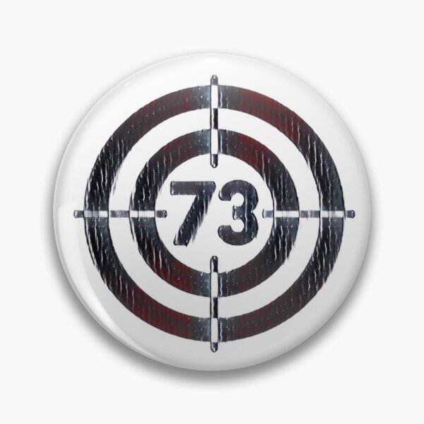 Item preview, The Number 73 on a Crosshair Design designed and sold by TirConnaill.