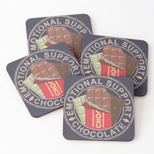 Item preview, Emotional Support - Chocolate designed and sold by StudioNMdesign.