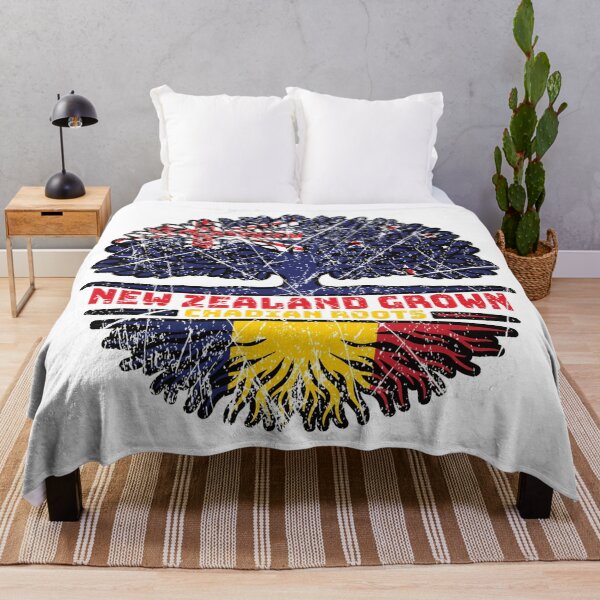 Item preview, Chad Chadian New Zealander New Zealand Tree Roots Flag designed and sold by FlagX.