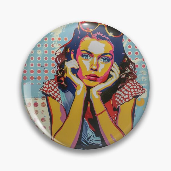 Item preview, Sad girl, pop-art style artwork designed and sold by silent-violin.