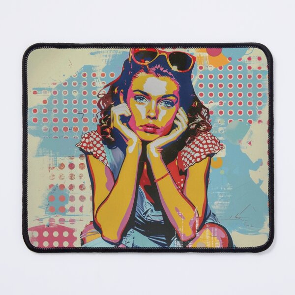 Item preview, Sad girl, pop-art style artwork designed and sold by silent-violin.