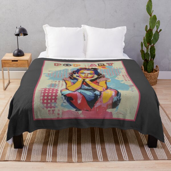 Item preview, Sad girl, pop-art style artwork designed and sold by silent-violin.