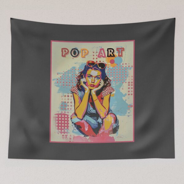 Item preview, Sad girl, pop-art style artwork designed and sold by silent-violin.