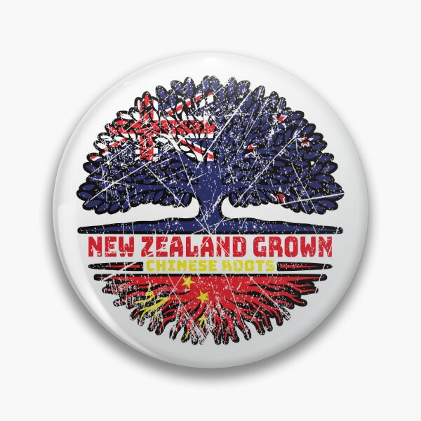 Item preview, China Chinese New Zealander New Zealand Tree Roots Flag designed and sold by FlagX.