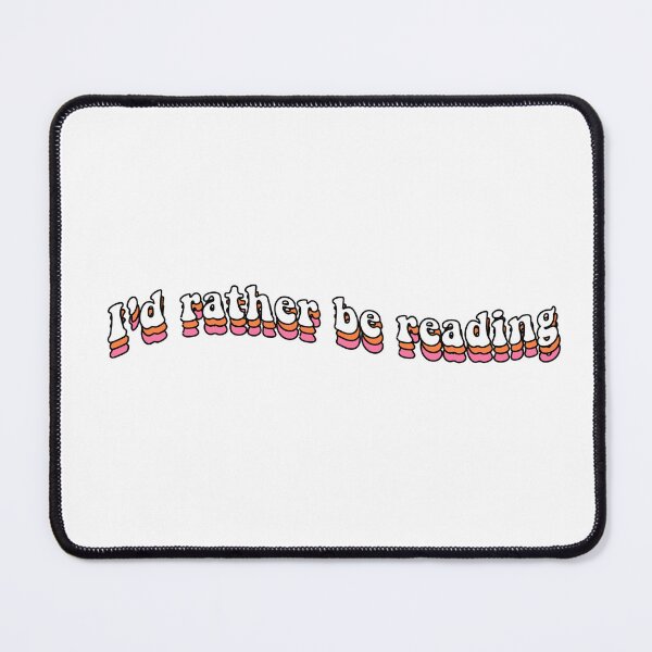 Item preview, I'd rather be reading book aesthetic designed and sold by stickersxbecca.