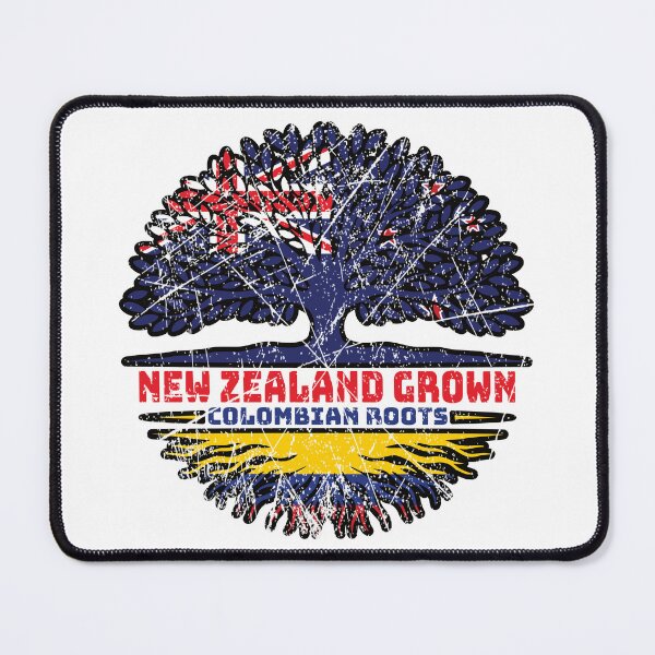 Item preview, Colombia Colombian New Zealander New Zealand Tree Roots Flag designed and sold by FlagX.