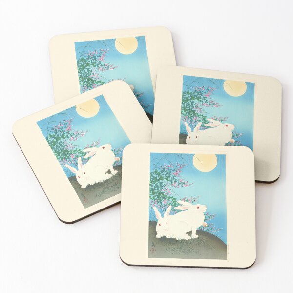 Item preview,   Utagawa Yoshiharu   Rabbits and the Moon designed and sold by TeeARTHY.