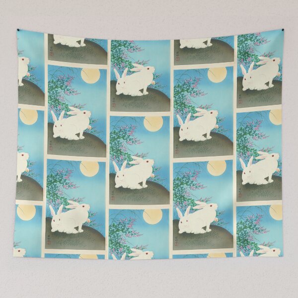 Item preview,   Utagawa Yoshiharu   Rabbits and the Moon designed and sold by TeeARTHY.