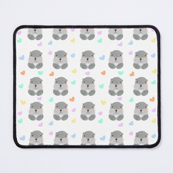 Item preview, Sea otter seamless pattern designed and sold by LeahJang.