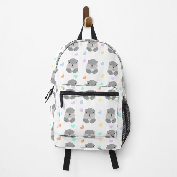 Item preview, Sea otter seamless pattern designed and sold by LeahJang.
