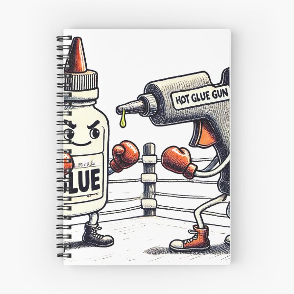 Item preview, Glue vs. Hot Glue.  The debate rages on. designed and sold by FamouslyStupid.