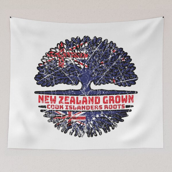 Item preview, Cook Islands Cook Islander New Zealander New Zealand Tree Roots Flag designed and sold by FlagX.