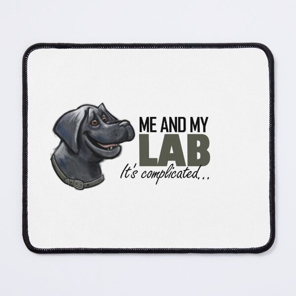 Item preview, Me and my Labrador : It's complicated designed and sold by CreateForDogs.