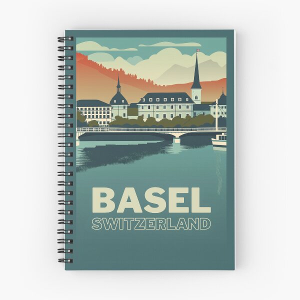 Item preview, A Vintage Travel Illustration of Basel - Switzerland  designed and sold by GoodOldVintage.