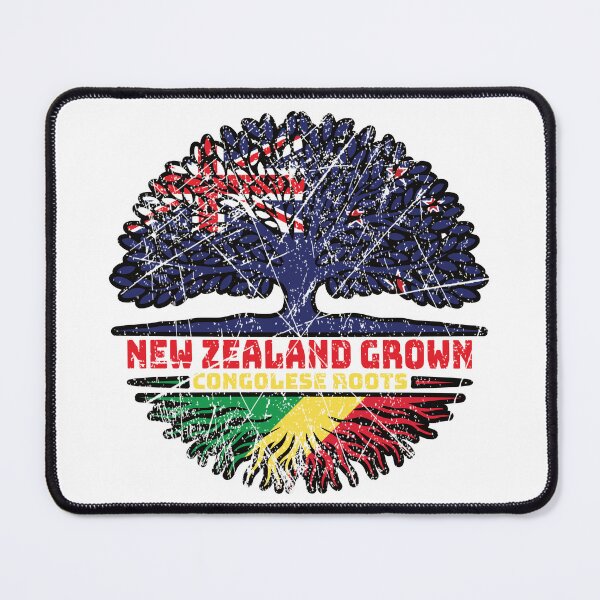 Item preview, Congo Congolese New Zealander New Zealand Tree Roots Flag designed and sold by FlagX.
