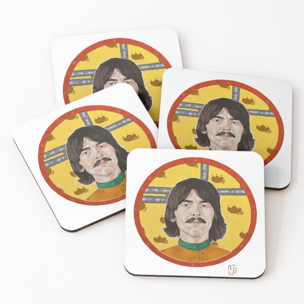 Item preview, Retrato gouache del submarino amarillo pintado a mano de George Harrison designed and sold by Bear Pokes .