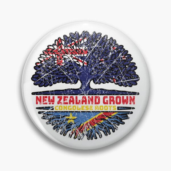 Item preview, Congo Congolese New Zealander New Zealand Tree Roots Flag designed and sold by FlagX.