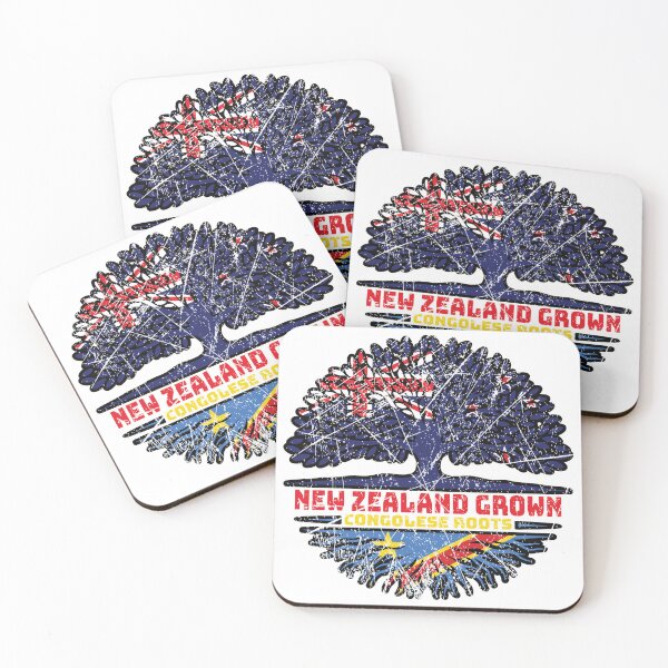 Item preview, Congo Congolese New Zealander New Zealand Tree Roots Flag designed and sold by FlagX.