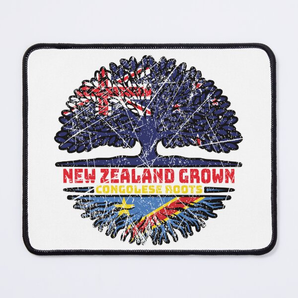 Item preview, Congo Congolese New Zealander New Zealand Tree Roots Flag designed and sold by FlagX.