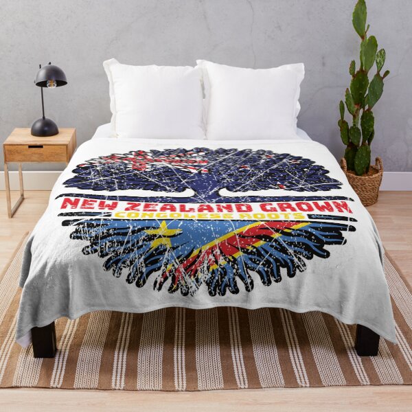 Item preview, Congo Congolese New Zealander New Zealand Tree Roots Flag designed and sold by FlagX.
