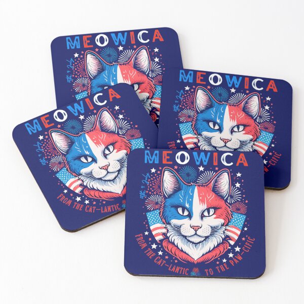 Item preview, MEOWICA 4th Of July American Cat design, Gift for Independence Day designed and sold by WuweiDG.