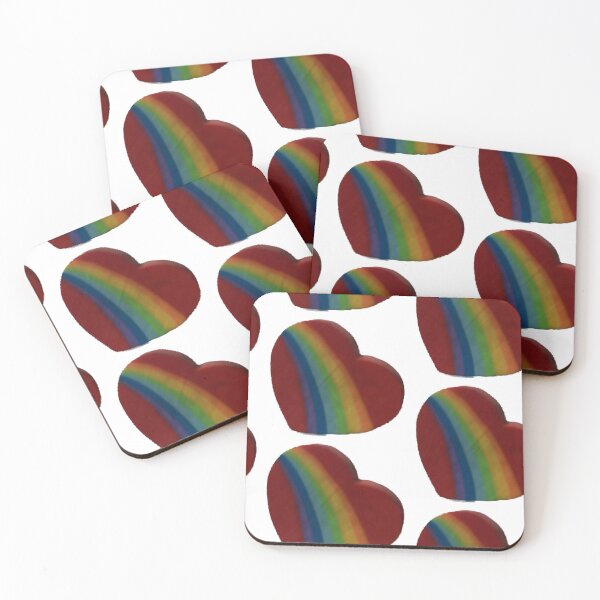 Item preview,  heart eraser 1980s rainbow  designed and sold by Lauracolleen3.