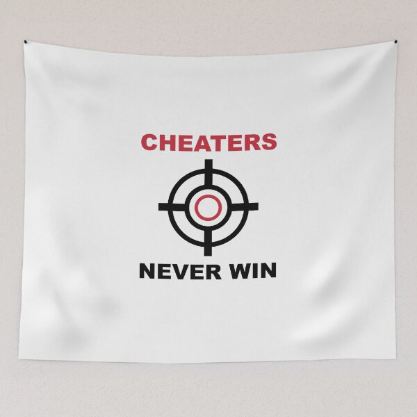 Item preview, Cheaters Never Win designed and sold by Slassyat.