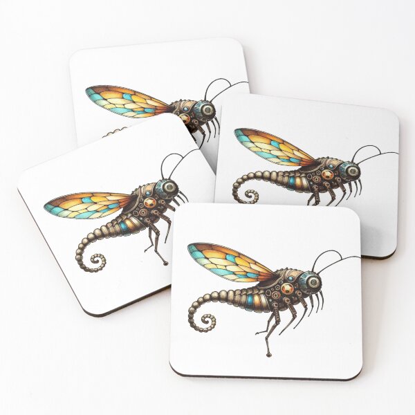 Item preview, Mechanical Marvel - Steampunk Winged Bug designed and sold by nicholekoch1.