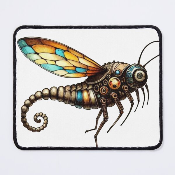 Item preview, Mechanical Marvel - Steampunk Winged Bug designed and sold by nicholekoch1.