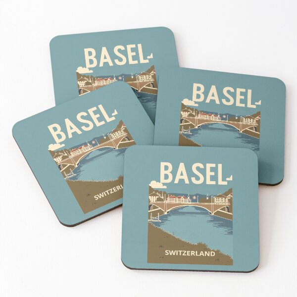 Item preview, A Vintage Travel Illustration of Basel - Switzerland  designed and sold by GoodOldVintage.