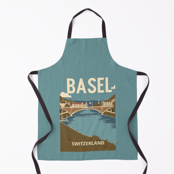 Item preview, A Vintage Travel Illustration of Basel - Switzerland  designed and sold by GoodOldVintage.
