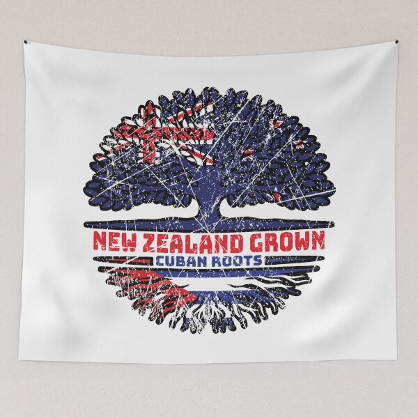 Item preview, Cuba Cuban New Zealander New Zealand Tree Roots Flag designed and sold by FlagX.