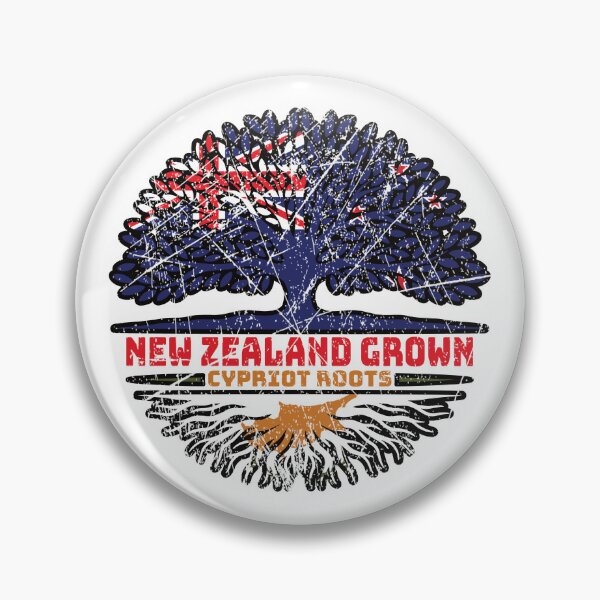 Item preview, Cyprus Cypriot Cypriote New Zealander New Zealand Tree Roots Flag designed and sold by FlagX.