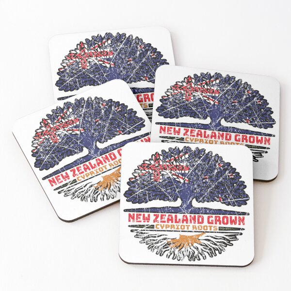 Item preview, Cyprus Cypriot Cypriote New Zealander New Zealand Tree Roots Flag designed and sold by FlagX.