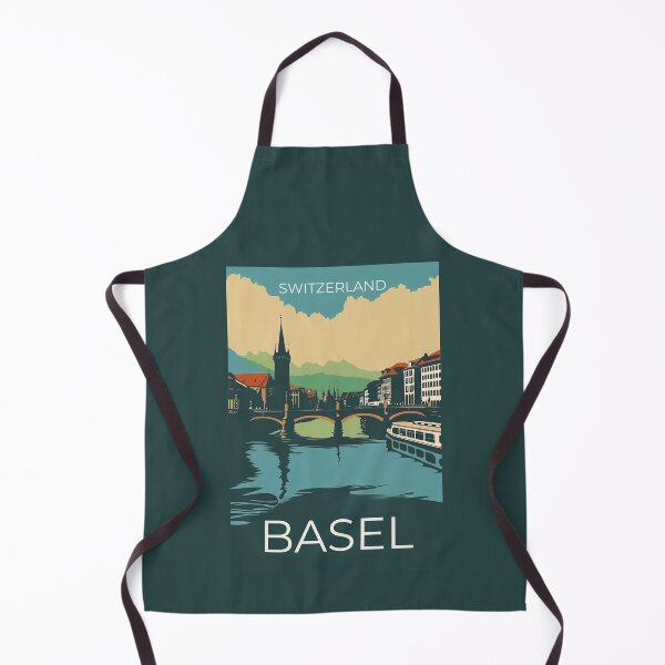 Item preview, A Vintage Travel Illustration of Basel - Switzerland  designed and sold by GoodOldVintage.