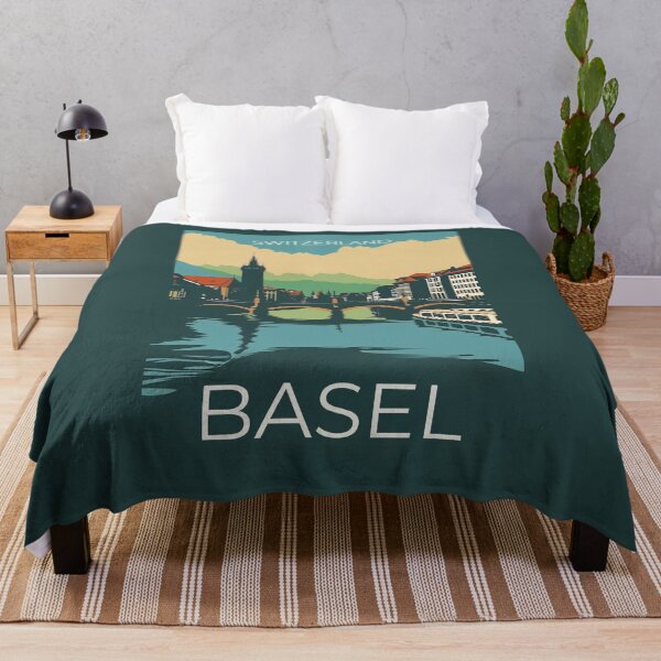 Item preview, A Vintage Travel Illustration of Basel - Switzerland  designed and sold by GoodOldVintage.