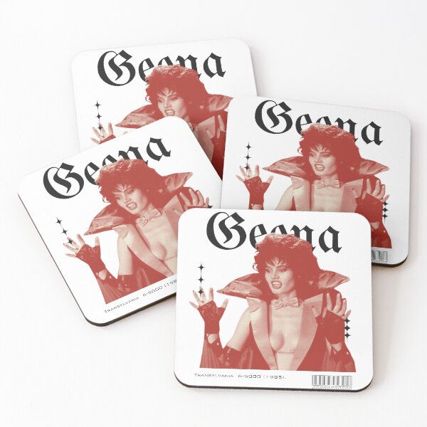 Item preview, Geena Davis Campy 80s Horror - Vintage Goth - Black Version designed and sold by Arcane Orchid.