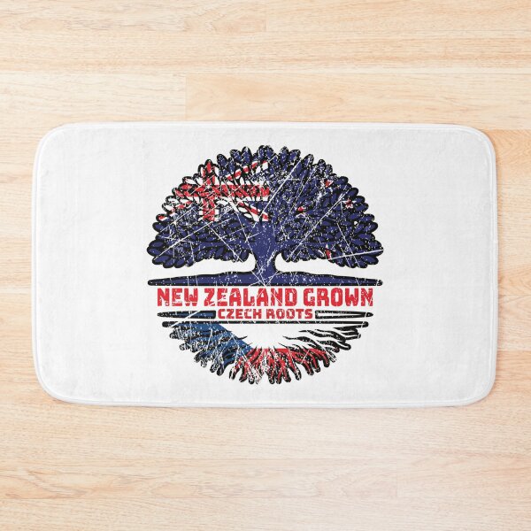 Item preview, Czech Republic Czech New Zealander New Zealand Tree Roots Flag designed and sold by FlagX.
