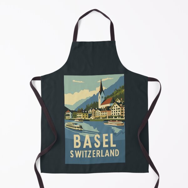Item preview, A Vintage Travel Illustration of Basel - Switzerland  designed and sold by GoodOldVintage.