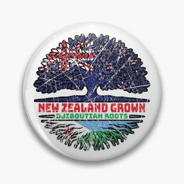 Item preview, Djibouti Djiboutian New Zealander New Zealand Tree Roots Flag designed and sold by FlagX.