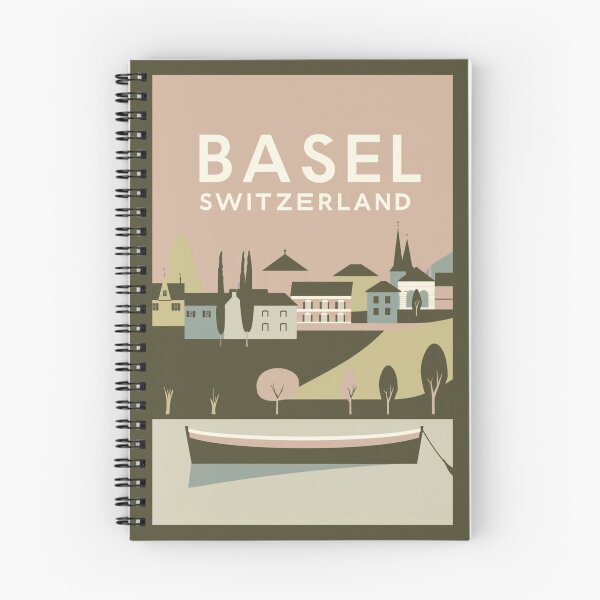 Item preview, A Vintage Travel Illustration of Basel - Switzerland  designed and sold by GoodOldVintage.
