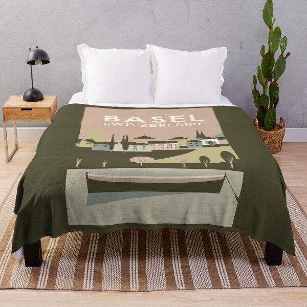 Item preview, A Vintage Travel Illustration of Basel - Switzerland  designed and sold by GoodOldVintage.