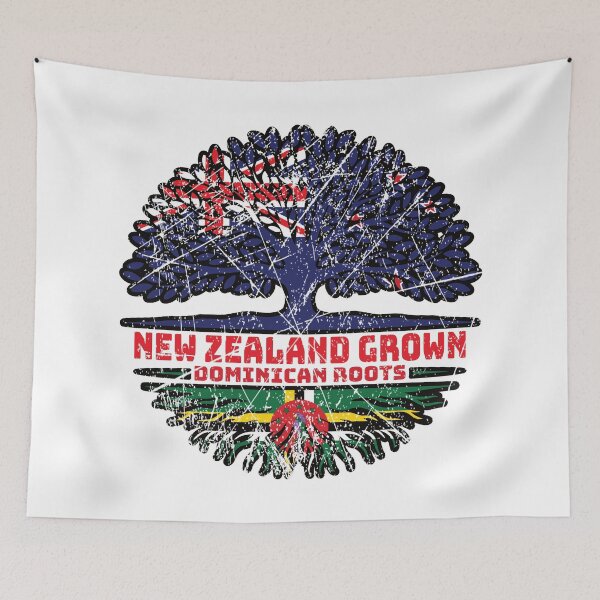Item preview, Dominica Dominican New Zealander New Zealand Tree Roots Flag designed and sold by FlagX.