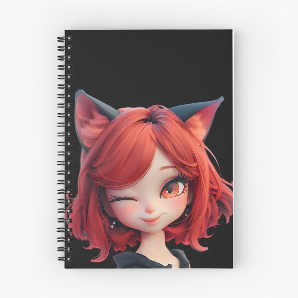 Item preview, Whimsical Catgirl: High-Detail 3D Anime Art designed and sold by AI-Only Creations.