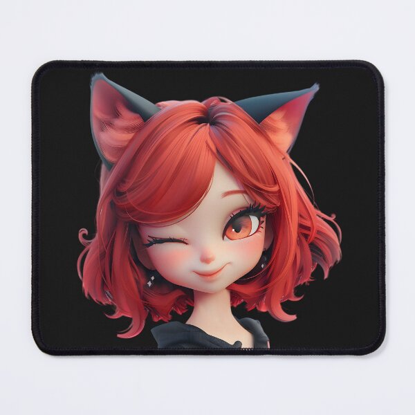 Item preview, Whimsical Catgirl: High-Detail 3D Anime Art designed and sold by AI-Only Creations.