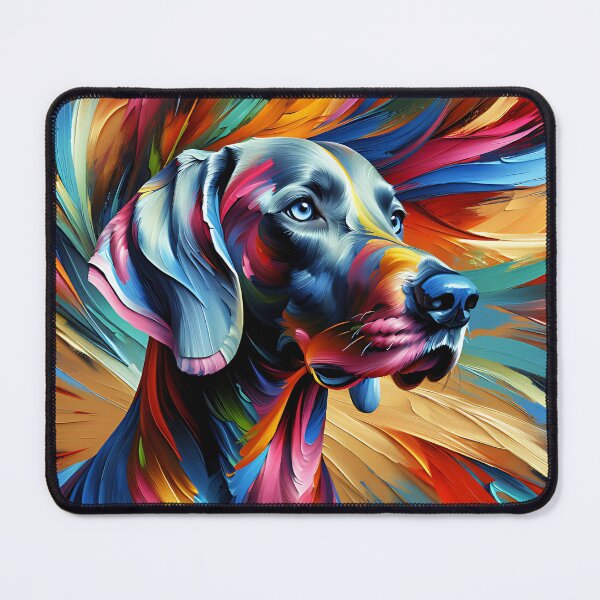 Item preview, Weimaraner Dog Acrylic Print Doggo Portrait Pet Lovers designed and sold by Puppy Puzzles Plus.